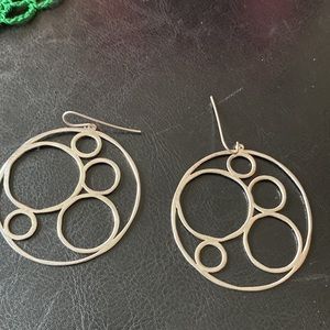 Robert Lee Morris RLM Large Sterling Silver Earrings